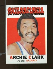 1971-72 Topps Basketball #106 ARCHIE CLARK Philadelphia 76ers EXMT *CT30