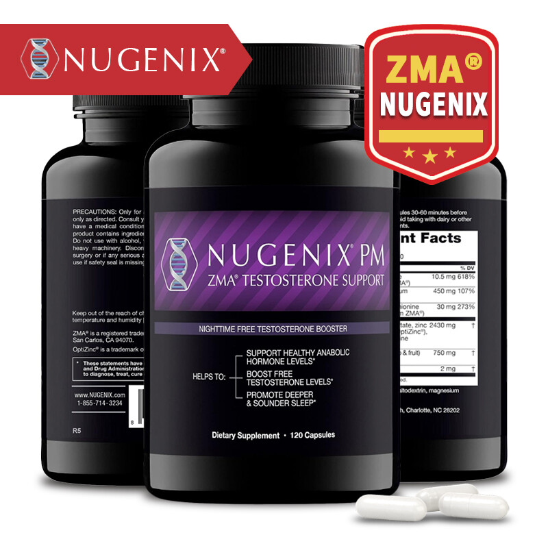 Nugenix PM ZMA Tribulus, Melatonin Testosterone Booster and Sleep Support eBay