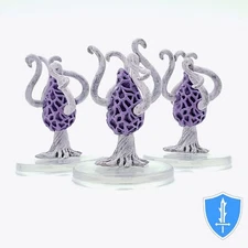 Violet Fungus x3 - Sand & Stone #1 D&D Icons of the Realms Miniature