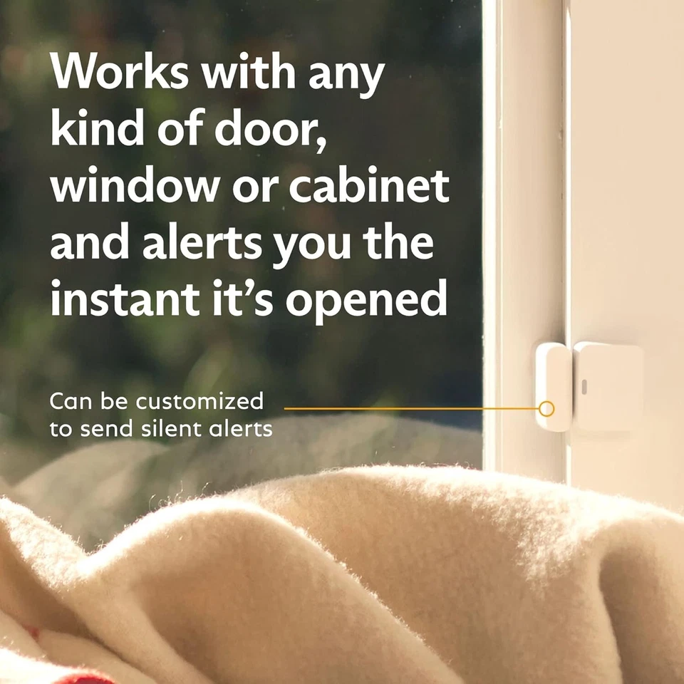 Compact Entry Sensor for Windows and Doors - Seamlessly Enhances Home Security - Image 3 of 4