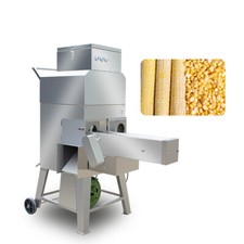 Trilladora automática de maíz peladora máquina de maíz fresco negociable