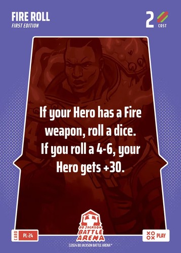 Bo Jackson Battle Arena Plays SP - FIRE ROLL #PL-24