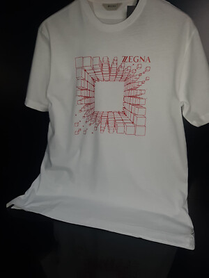 Tシャツ・カットソー Z Zegna Logo t-shirt Zegna logo-embroidered Cotton T-shirt | Blue | FARFETCH