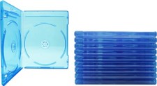 10 Double Blu-Ray Standard Empty Replacement Boxes Cases 2 Disc 12mm BR2R12BL