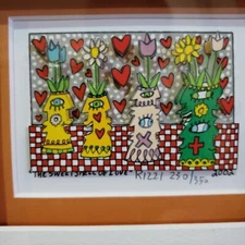 JAMES RIZZI 3D Screen printing Signed Framed 230/350