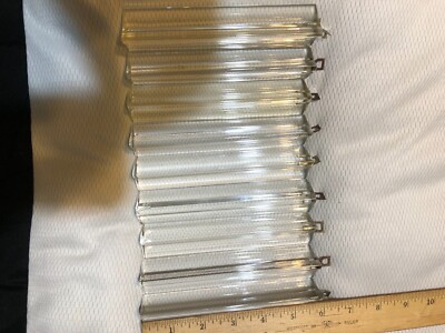 6 Triangular Clear Glass Crystal Chandelier Prism 6'' Murano Triedri Style Weight