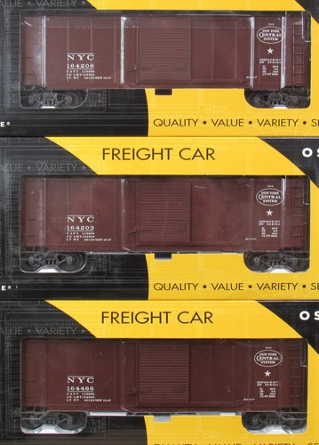 K-Line K761-1758A NYC/New York Central Steel Boxcar 5-Car Set O-Gauge NIB * - Picture 3 of 5