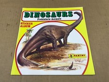 Vintage 1986 Panini Dinosaurs Prehistoric Animals Sticker Album - Unused