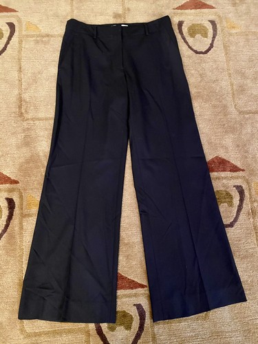 Navy Virgin Wool Italy Trousers Pants 