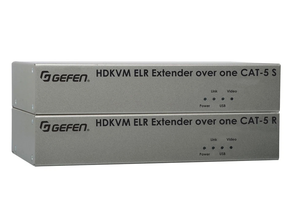 Gefen EXT-HDKVM-ELR HD KVM ELR Extender for HDMI and USB over One CAT5 - Image 2 of 2