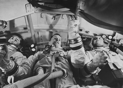 APOLLO 1 ASTRONAUTS MISSION SIM GRISSOM WHITE CHAFFEE NASA Photo 8.5''x11''  
