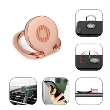 360° Cell Phone Holder Stand Finger Grip Ring Metal Magnetic Mount Universal M