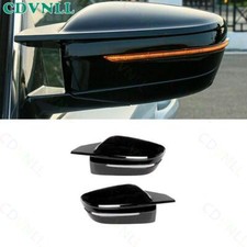 For BMW 8 Series 2020-2022 Bright Black OX Horn Exterior Reversing Mirror Cover