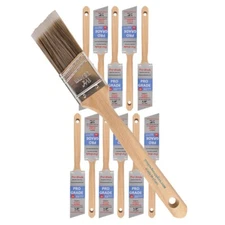 1-1/2" Angle House Wall,Trim Paint Brush Set Home Exterior or Interior Brushes