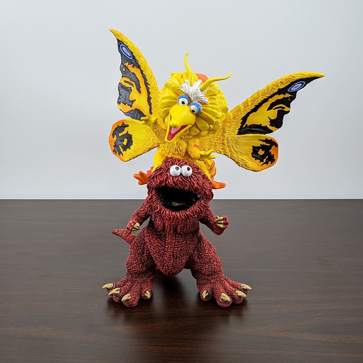 COOKIEZILLA VS BIGMOTH by Gabriel Marquez Red COOKIE MONSTER