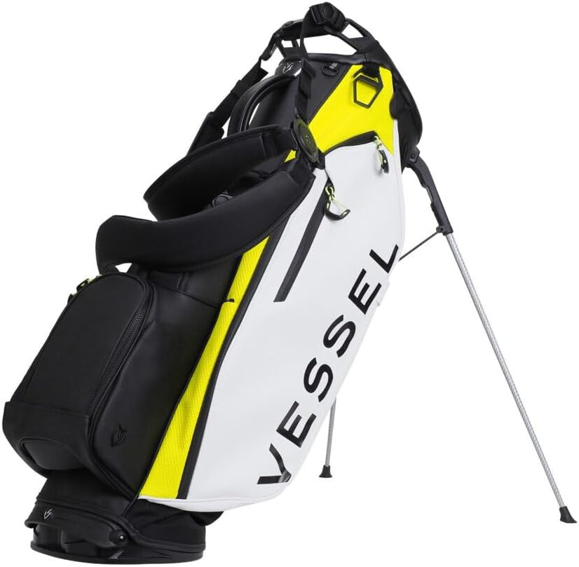 Мужская сумка для гольфа VESSEL Golf Caddy Bag PLAYER 4.0 с двойным ремешком 8, 5x47 дюймов, ЦИТРИН весом 3,4 кг