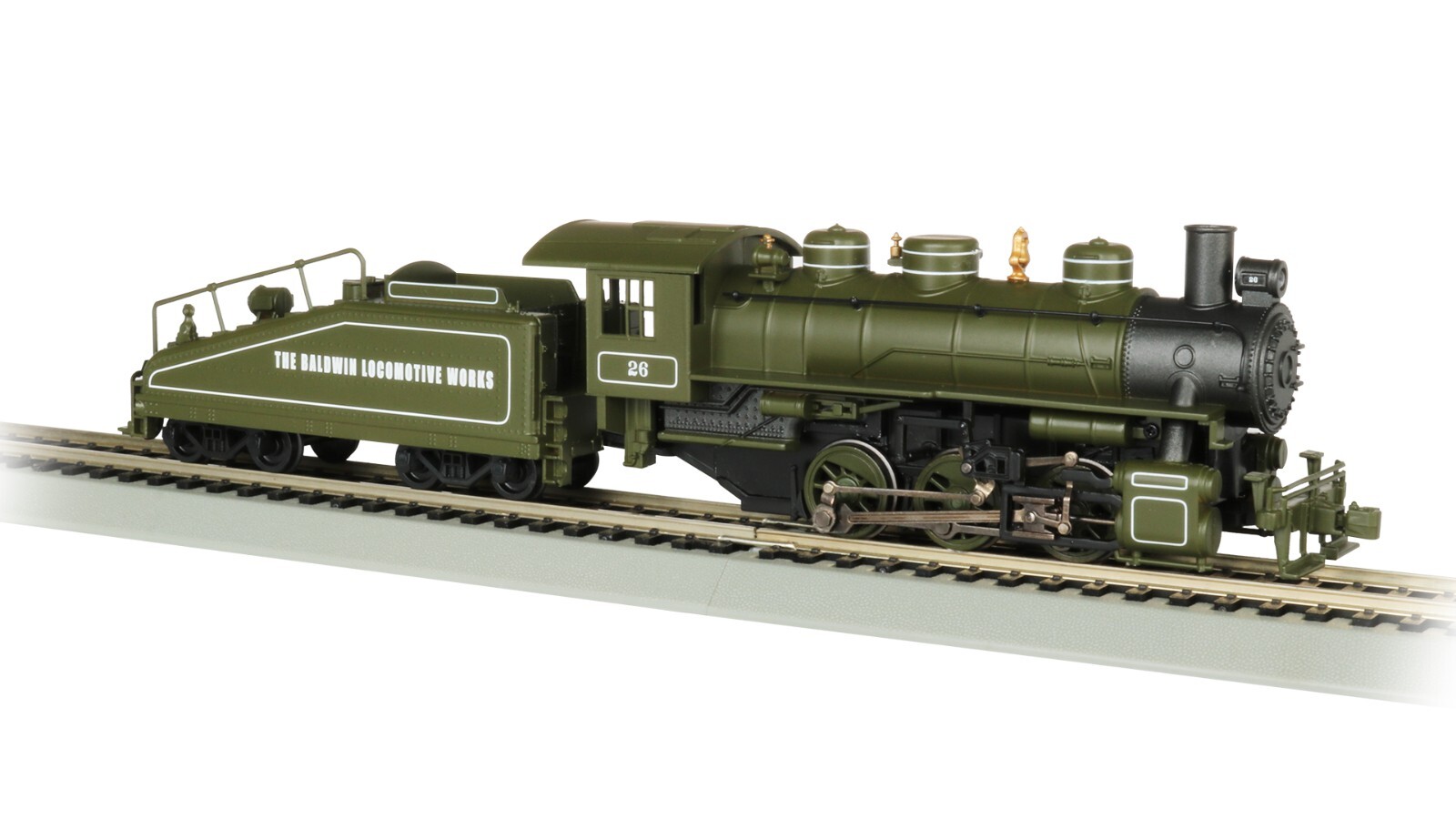 Loco vapeur Usra 0-6-0 Baldwin BACHMANN avec châssis lesté et motorisation HO 1/87