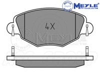 Meyle Bremsbelagsatz, Vorderachse Mit Anti-Quietsch Platte 025 232 7918