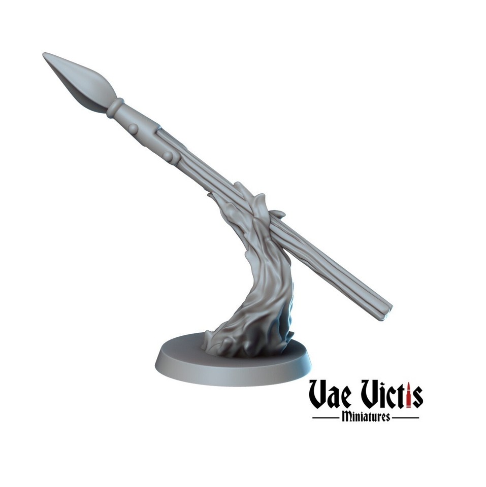 Spiritual Weapon Miniature Glaive Mace Axe Sword Hammer Maul DnD D&D