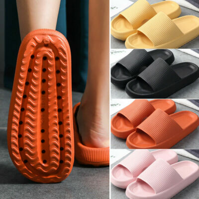 Badelatschen Damen Duschschuhe Badeschuhe Pantoletten Badeschlappen Cozy slides