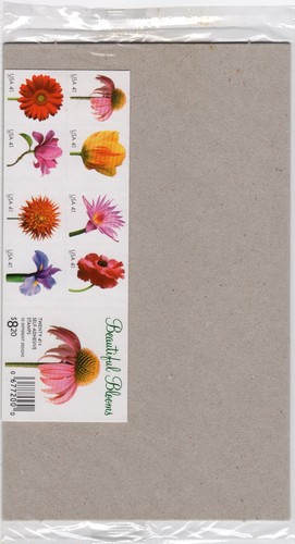 Scott #4185a Beautiful Blooms Booklet of 20 Stamps - Sealed - 第 1/2 張圖片