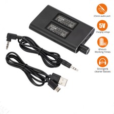Class A 16-150 ohm HiFi Headphone Earphone Amplifier 3.5mm Audio AUX Portable