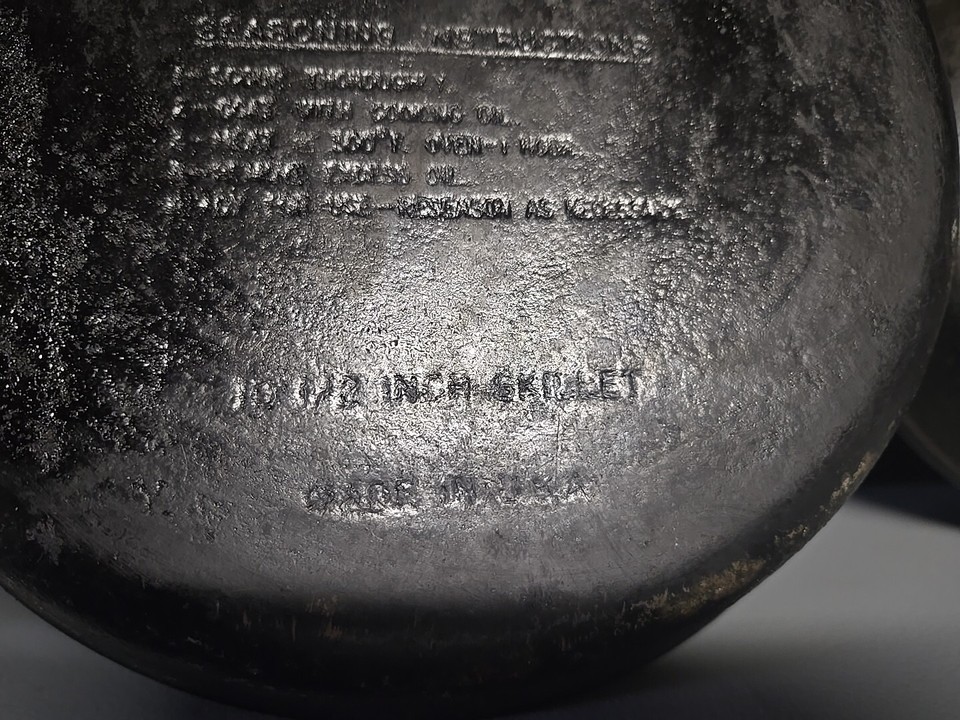 1891 Wagner Ware Set of 3 Cast Iron Skillets 6.5, 8, 10.5" eBay