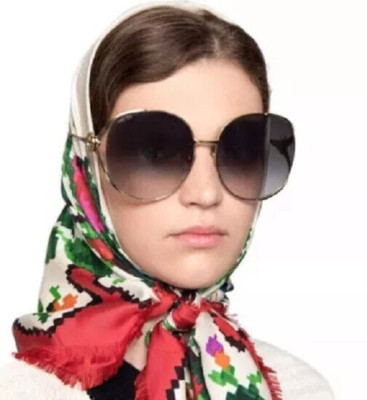 Gucci GG0225S 001 Gold Sunglasses with Gradient Lens -  #201 nwd