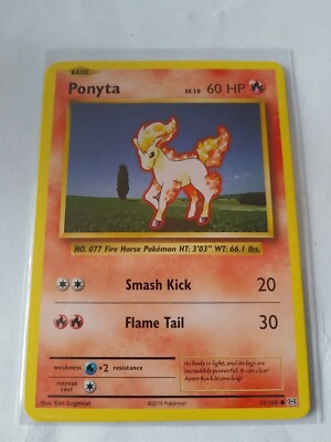 Ponyta 19/108 - XY Evolutions Set (2016) - Common - NM-Mint - Pokemon Card  x3