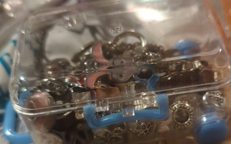 Nuevo Enorme Lote Mixto De Dijes Cuelga 925 Cuentas 4Europeas Con Pulsera Lote U001 Foto 2 de 4