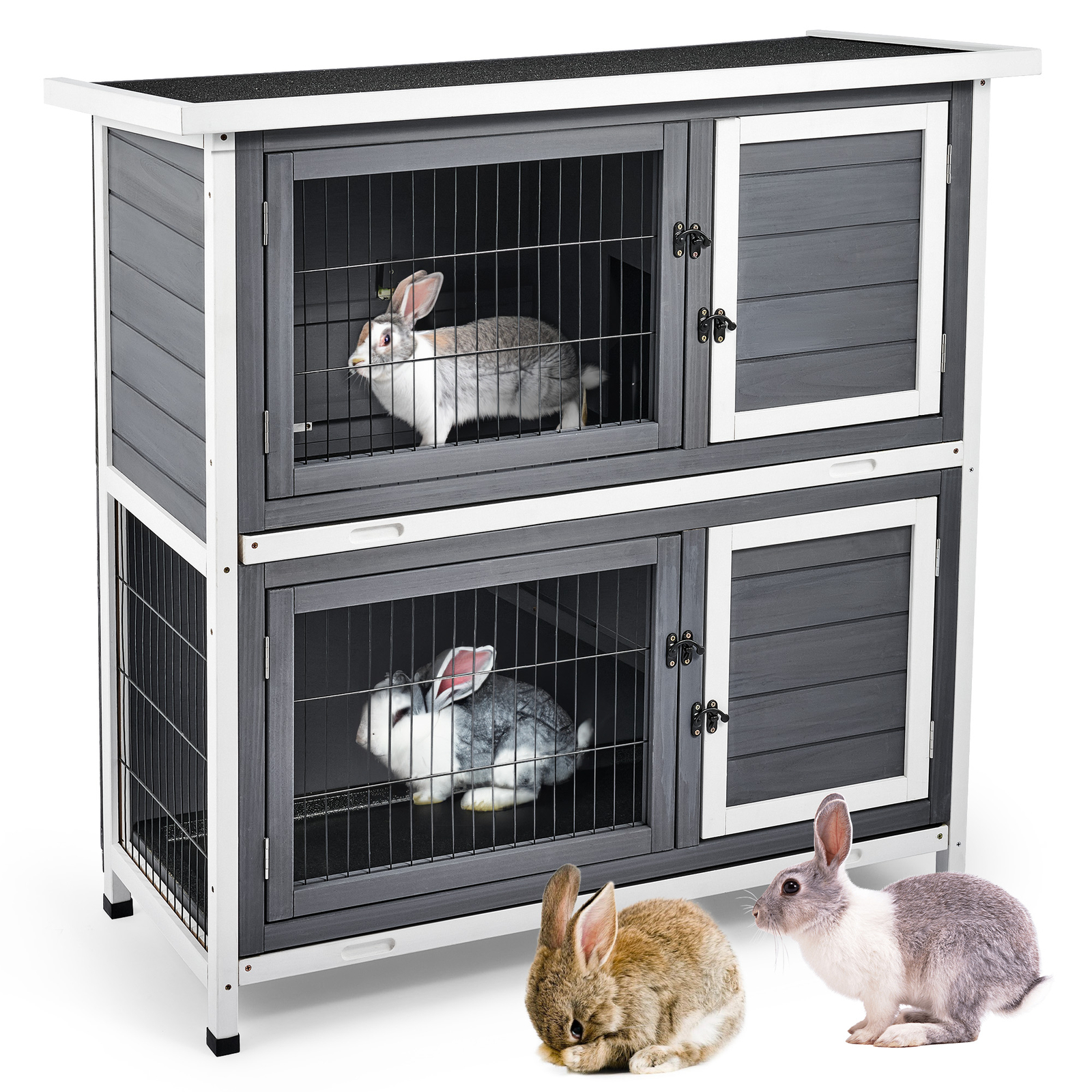 Secondhand Rabbit Hutch Indoor Outdoor Guinea Pig Rabbit Cage with