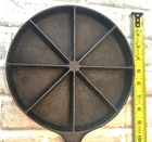 Griswold  Ware  Cast Iron 8 Corn Bread Wedge Pan