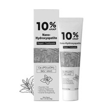 120 g 10% nHAP nano hidroxiapatita pasta de dientes blanqueamiento dental reparación de esmalte dental