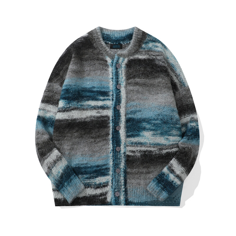 Mens Rainbow Coloured Cardigan Louis Vuitton Monogram Mohair