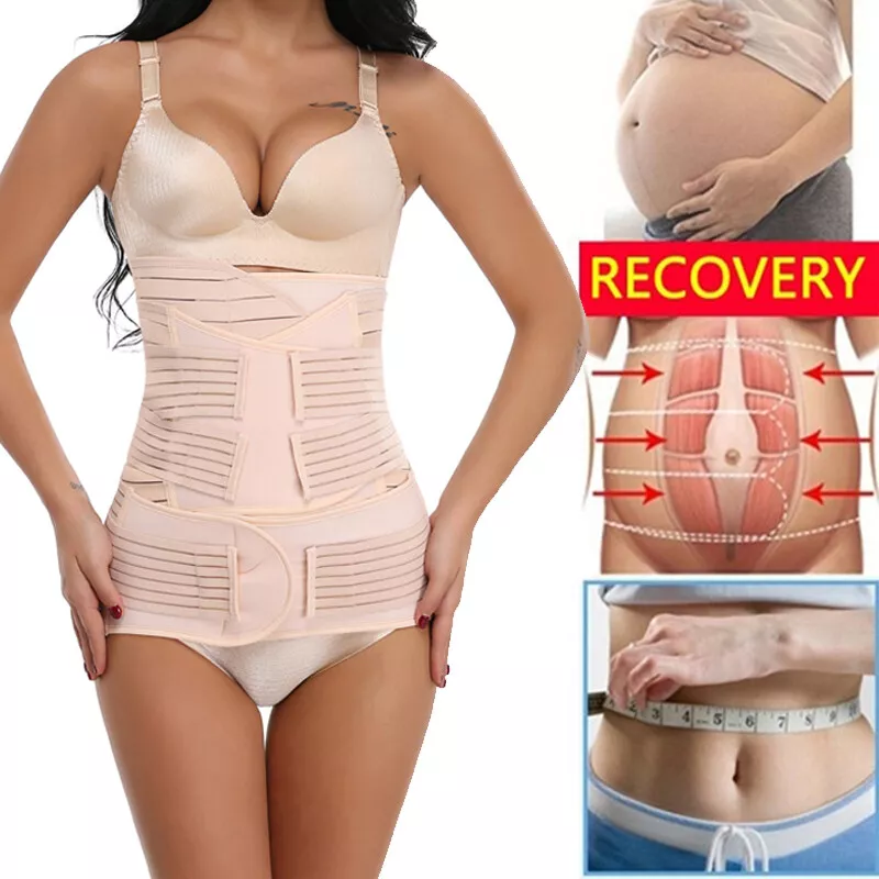 Women Postpartum Girdle C-Section Recovery Belt Back Support Belly Shapewear  AU