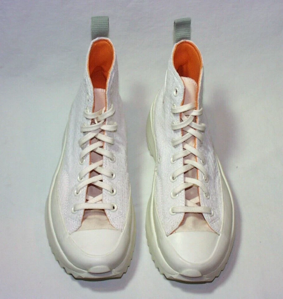 Converse CTAS Run Star plataforma de caminhada Hi A03838C Egret/Peach, mulher 10, homens 8.5, novo - Imagem 4 de 4
