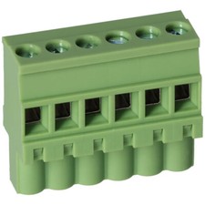 TruConnect 212236 5.0mm 6 Way 15A 300V Vertical Free Plug