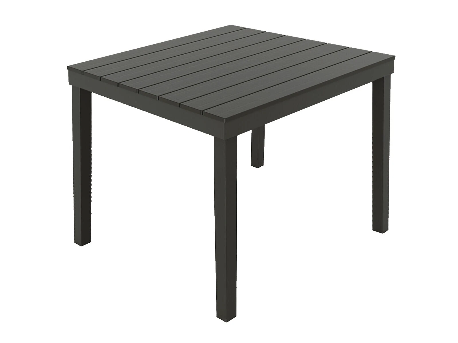 Resin Black Square Patio & Garden Tables