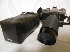 Minolta XD11 35mm SLR Film Camera w/50mm f1.4  70-210mm Lens  