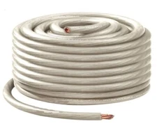 20ft. TRUE 4 Gauge AWG SILVER Power Ground Stranded 12 Volt Wire Car Audio Cable