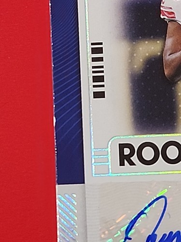 Quincy Roche 2021 Panini Contenders Rookie Ticket Auto 94/95 New York Giants - Bild 5 von 7