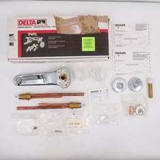 Delta 2710 2711 Roman Tub Faucet Chrome Trim Kit Crystal Handles RP18227 Vintage