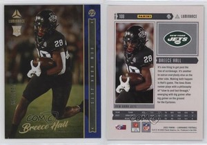 2022 Panini Luminance Rookie Blue /149 Breece Hall #108 Rookie RC