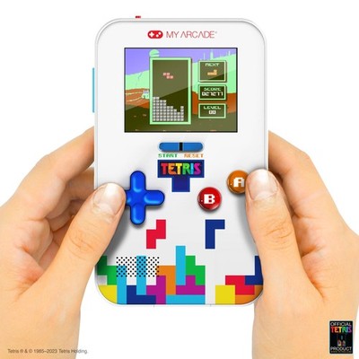My Arcade Tetris Go Gamer Retro Video Game Handheld Tetris Console With 301 4E