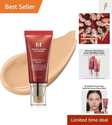 M Perfect Cover BB Cream No.25 Warm Beige - Medium with Warm Undertone SPF 42...