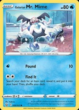 1x (NM) Galarian Mr. Mime - 034/163 - Common SWSH Battle Styles Pokemon