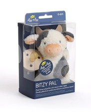 Itzy Ritzy Bitzy Pal Natural Rubber Pacifier Lovey Carmen The Cow