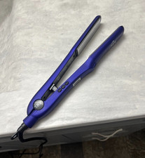 ion 1 in Ceramic Flat Iron Straightener Purple Digital Display