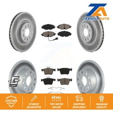[Front+Rear] Coat Brake Rotors Ceramic Pad Kit For 2022-2023 Volkswagen Taos FWD