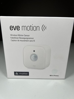 Eve Motion (Matter)   Smart motion sensor with light sensor, IPX3 WR (NEW ITEM)
